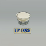 Double-wall (2-layer) 100ml Triangle Cream Jar.